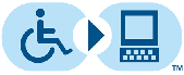 This Web Accessibility icon serves as a link to download eSSENTIAL Accessibility assistive technology software for individuals with physical disabilities.