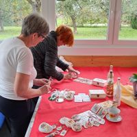 Delavnica DECOUPAGE - SERVIETNA TEHNIKA , Radenci 09.10. - 16.10.2025