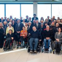 Sprejem ob mednarodnem dnevu invalidov na Brdu