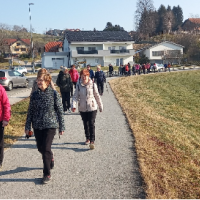 Veselo druženje ODI na zimskem pohodu