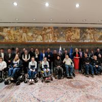 Sprejem pri predsednici DZ RS in otvoritev fotografske razstave »Nič drugačno življenje«