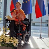 Sprejem ob mednarodnem dnevu invalidov na Brdu