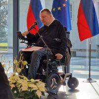 Sprejem ob mednarodnem dnevu invalidov na Brdu