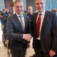 Sprejem ob mednarodnem dnevu invalidov na Brdu