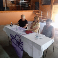 Volilni zbor članov DI Črešnjevec in srečanje težkih invalidov na Brinju
