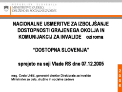 Dostopna Slovenija